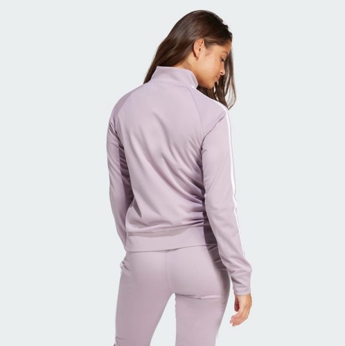 Women's adidas Primegreen Essentials Warm-Up Slim 3-Stripes Track Jacket ( XS ) - Picture 5 of 7