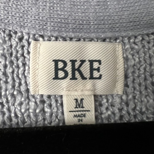 BKE Womens Sweater Medium Short Sleeve Boho Casual Minimalist Capsule Academia - Picture 2 of 12