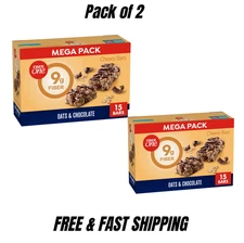 Fiber One Chewy Bars, Oats & Chocolate, Fiber Snacks, Mega Pack, 30 ct
