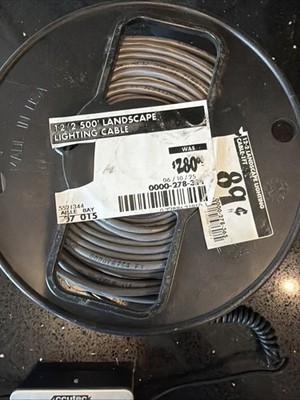Cerrowire 500 ft ???  12/2 Black Stranded Low-Voltage Landscape Lighting Wire