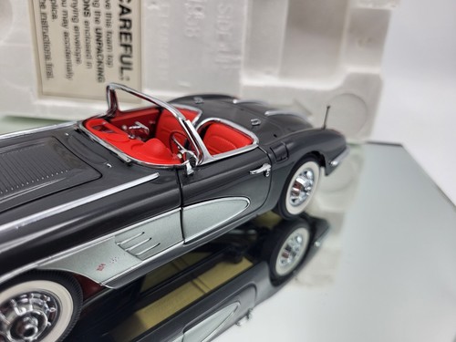 DANBURY MINT 1958 CHEVROLET CORVETTE **NO BOX/HAS ISSUES/READ DESCRIPTION - Picture 7 of 24