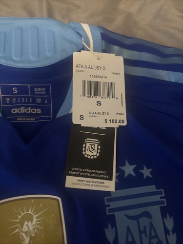 Adidas HEAT.RDY Argentinien 2024 Away Authentic Trikot Herren S Lucid Blue IP8384 - Bild 5 von 6