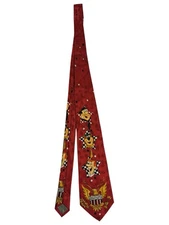 Vintage 1993 Cartoon Network Neck Tie Fred Flintstone, George Jetson, Yogi Bear