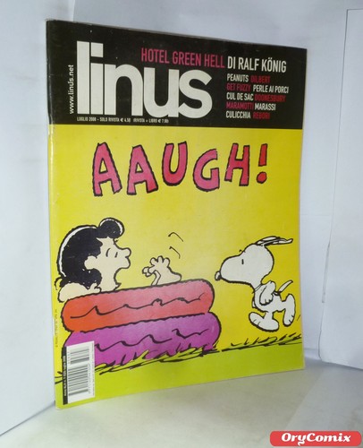 Linus - Año 44 - N. 7 - Julio 2008 (RCS Periódicos Rizzoli) Revista De Cómics - Imagen 1 de 3