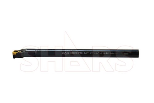 Shars 1/2 RH Internal Indexable Threading Boring Bar IR16 Insert Certificate P] - Picture 2 of 7