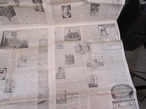 Antiker Utica Samstag Globus 13. Februar 1904, Zeitung. Baltimore Fire. - Bild 12 von 16