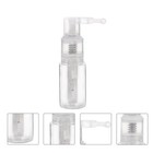 2Pcs Refillable Transparent Spray Bottle for Daily Convenience