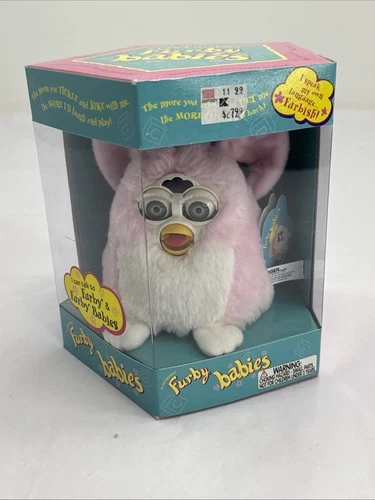 Furby Babies 1999 Tiger Electronics 70-940 Pink Blue Hair New Sealed Box