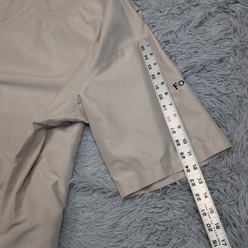 Footjoy Jacket Mens L Biege Windbreaker Pockets Golf Athletic Edgewater  - Picture 5 of 13