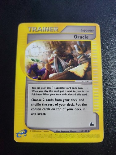 Oracle 138/144 Skyridge Uncommon Light Play Pokemon DNA GAMES - Picture 1 of 2