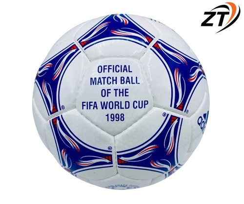 Tricolore Football Fifa World Cup 1998 Official Match Soccer Ball Size 5 - Picture 1 of 4