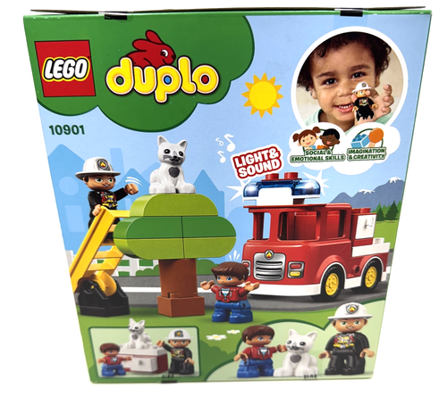 LEGO Duplo 10901 Fire Truck Light & Sound Brand New Factory Sealed Retired Set - Picture 2 of 6