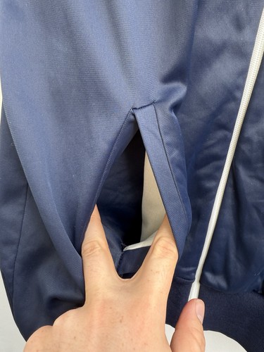 Australian L’alpina Removable Sleeve Track Jacket Navy White Italy Mens L 54 - Picture 8 of 14