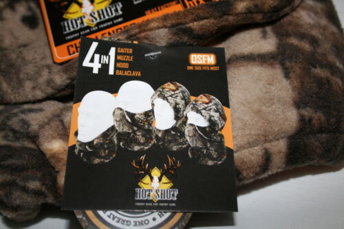 REALTREE CAMO BALACLAVA - 4 IN 1 GAITER, MUZZLE, HOOD -FLEECE HUNTING CAP - BOYS - Picture 2 of 2