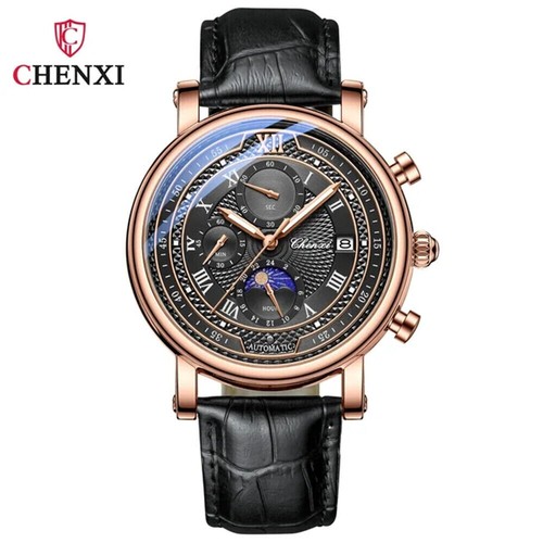 SALE - Watch Male Roman Numeral Chronograph Wristwatch Luminous Men Quartz Watch - Picture 20 of 23