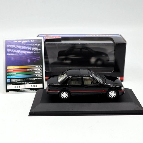 1:43 Corgi LLEDO Vanguards Ford Sierra Sapphire GLS Diecast Toys Car Model Black - Bild 8 von 12