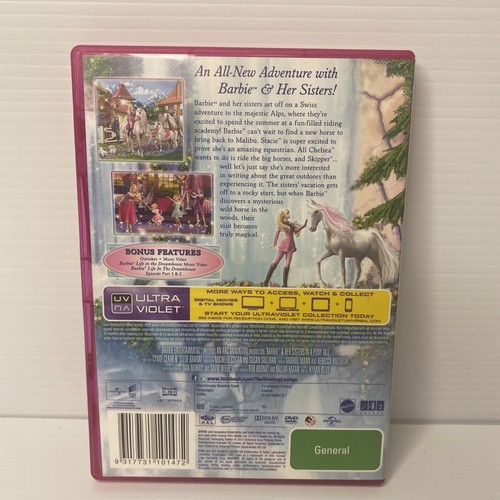 Barbie DVD Bulk Lot 6 DVDs- Sing Along + A Pony Tale + Dancing Princesses & More - Picture 9 of 23