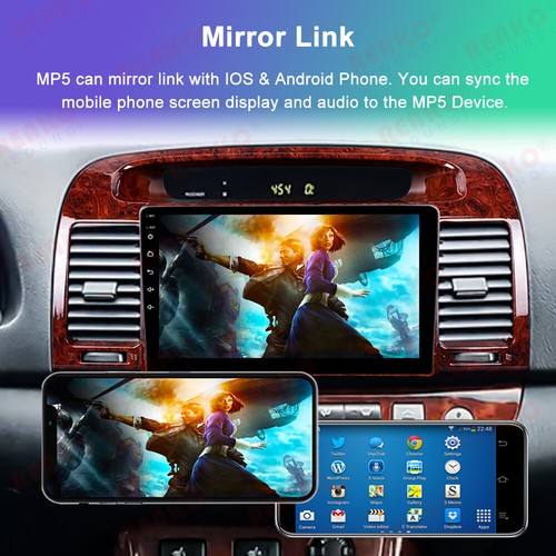 Carplay Car Stereo Radio For Toyota Camry 2000-2006 Android 13 Navi WIFI GPS - Imagen 10 de 16