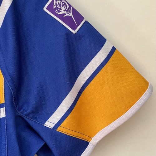 Leeds Rhinos 2014 2015 Talla 2XL ISC Camiseta Rugby Maillot Kit Camiseta Amarillo - Imagen 14 de 20