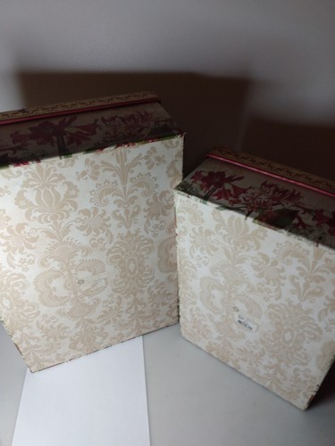 2 Live Love Faith Hope Gift boxes Keepsake Storage Heavy Duty Cardboard used EUC - Picture 7 of 12