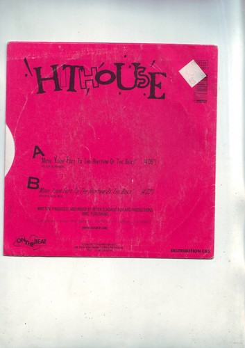 pochette de 45 tours (pas de disque ) hithouse - move your feet to the rhythm .. - Picture 2 of 2