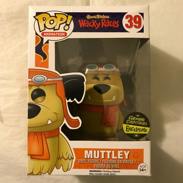 Funko Pop! Hanna Barbera Wacky Races Flocked Muttley #39 Gemini Collectibles! | eBay