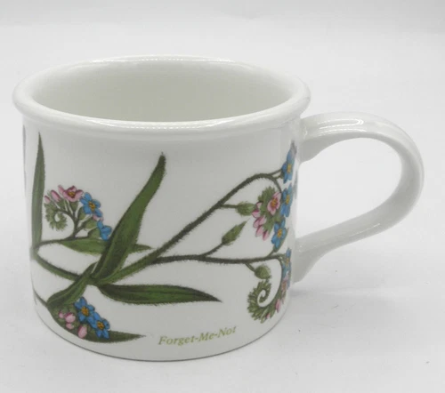 Portmeirion Botanic Garden Drum Flat Cup Only Forget-Me-Not