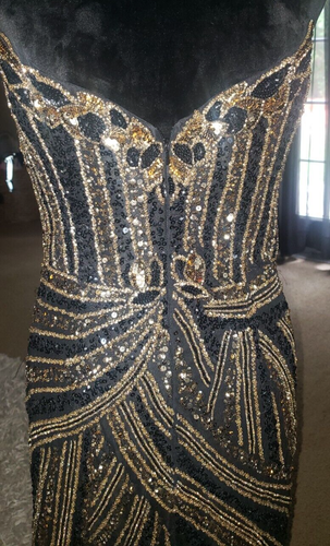 Gautier Ashley Lauren Paillettenmotiv Kleid - Bild 4 von 12