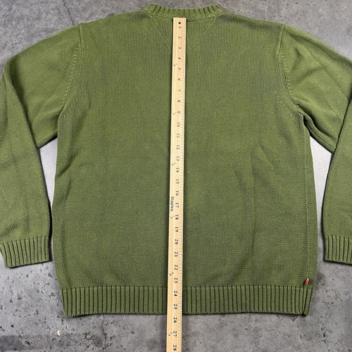 Rocawear Sweater Mens Large Green Y2K Hip Hop Flaws Long Sleeve Prwowned - Picture 10 of 15
