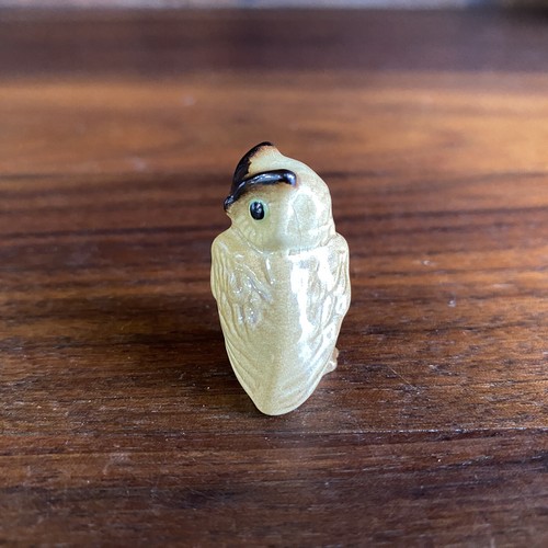 Miniatur Keramik Eule Figur 1,25 Zoll - Bild 2 von 7