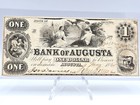 1861 Bank of Augusta, Georgia *One Dollar Bank Note* Obsolete Currency