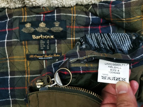 HOT Women BARBOUR KELSALL UTILITY PARKA HOOD LINED BROWN WAXED Jacket 8UK 4US XS - Picture 11 of 12