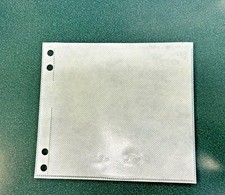 200 PCS Safety Sleeve Double 2 CD DVD Binding Sleeves, White, Made in USA, 27144