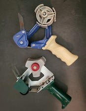 Lot of 2, 2-Inch Handheld Industrial Side Loading Packaging Tape Dispenser.