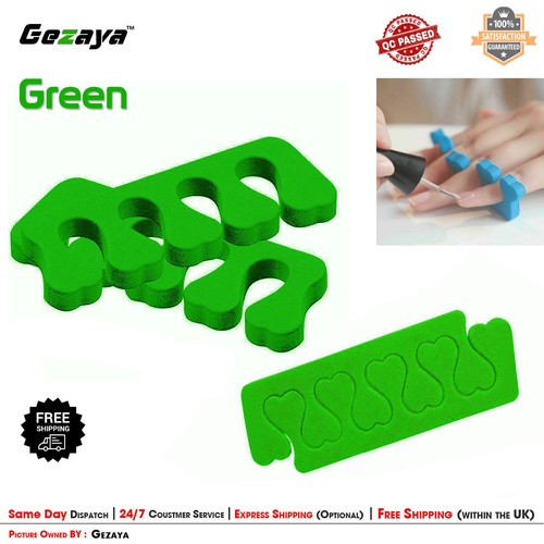 FINGERS TOE SEPARATORS FOAM SPONGE DIVIDERS NAIL MANICURE PEDIUCURE ART - Picture 3 of 5