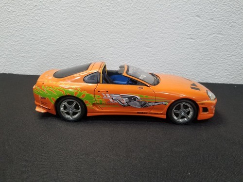 FAST & FURIOUS 1995 TOYOTA SUPRA PAUL WALKER ERTL RACING CHAMPIONS 1:18 AS-IS! - Picture 7 of 16