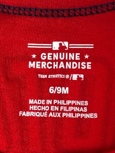 Washington Nationals 6-9 Month Child One Piece New Genuine MLB Juan Sotto #22 - Picture 9 of 9
