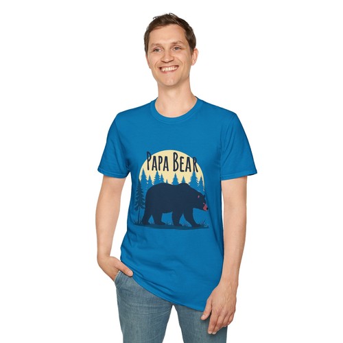 Papa Bär rustikal T-Shirt, perfekt für Vatertag, Papa, Geschenk - Bild 18 von 24