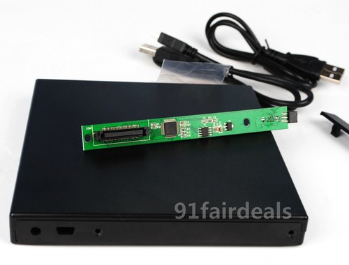 12.7mm USB 2.0 DVD/CD-ROM Drive External Enclosure IDE/PATA TO SATA Optical Case - Picture 2 of 8