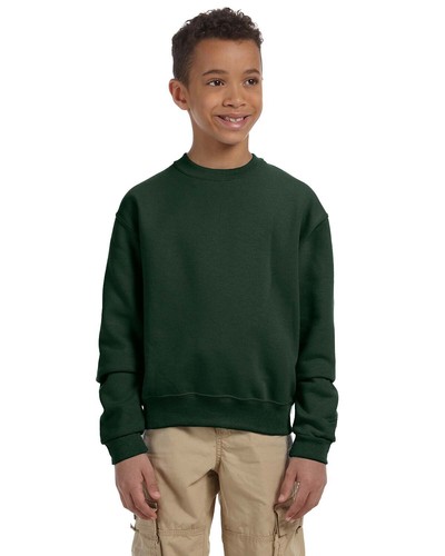 Jerzees Youth 8 oz. NuBlend Cotton Polyester Fleece Crew Neck 562B S-XL - Picture 10 of 20