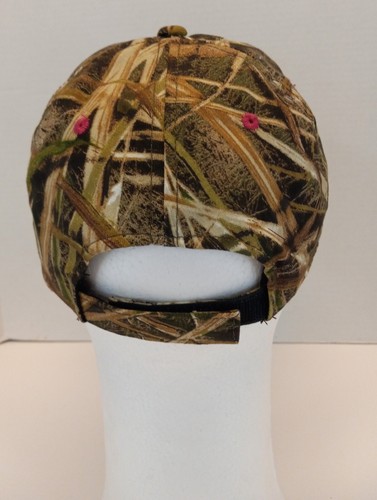 Women's Baseball Cap Delta Waterfowl Ladies Fit Camo Duck Hunting Adjustable GUC - Picture 4 of 10
