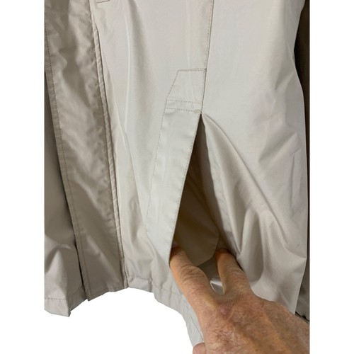 Men’s Outdoor Life Beige Nylon Wind Rain Jacket Size L 6435 - Picture 2 of 9