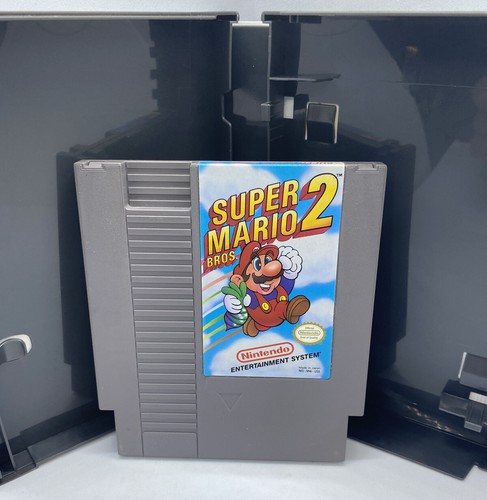 Super Mario Bros. 1,2,3 Nintendo NES very rare! Plastic Covers No Manual Clean - Picture 6 of 10