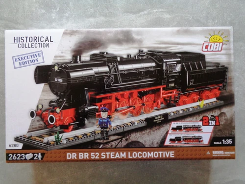 COBI 6280 - TRAINS "EXECUTIVE EDITION" - Schlepptenderlok BR52 der DR in 1:35