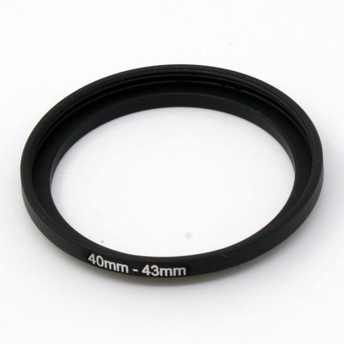 40-43 40mm-43mm Step up Filter Ring 40mm Male to 43mm Female Lens adapter - Picture 1 of 2