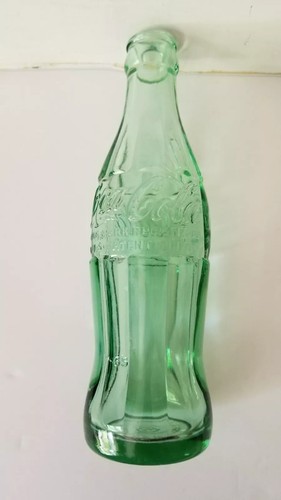 Wisconsin Green Coca Cola 6oz Coke Bottle Souvenir Embossed La Crosse - Picture 7 of 8