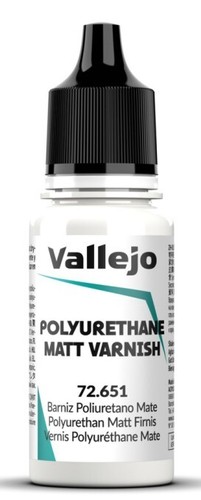 18ml Bottle Polyurethane Matt Varnish Game Color (6/Bx)