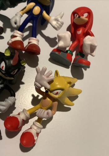 Sonic Anime The Hedgehog Toys - Confezione da 6 Personaggi Sonic -Sonic Toys,Sonic... - Foto 5 di 7