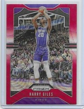 2019-20 Panini Prizm Prizms Ruby Wave #128 Harry Giles Sacramento Kings