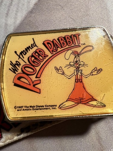Vintage_1987_Disney_Amblin_Who Framed Roger Rabbit_Adjustable & Stretch_Belt_Lee - Picture 9 of 16